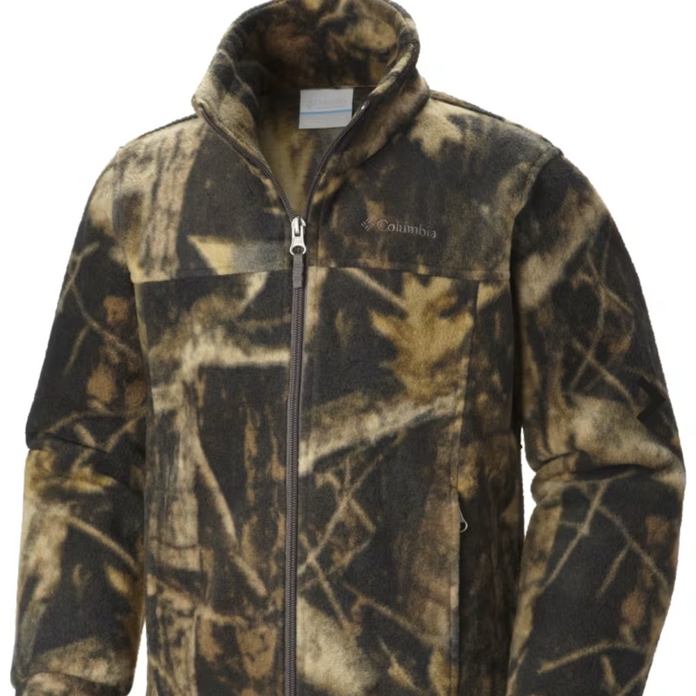 Columbia Youth Camo Fleece Jacket